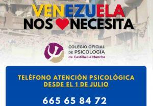 Atención psicológica a las víctimas del terremoto en Venezuela.