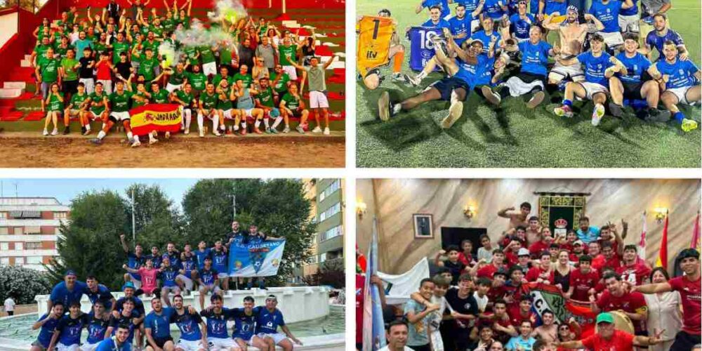 La alegría de cuatro de los seis equipos regionales "ascensores".