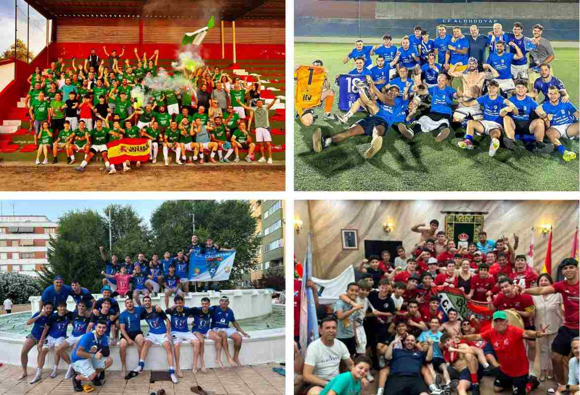 La alegría de cuatro de los seis equipos regionales "ascensores".