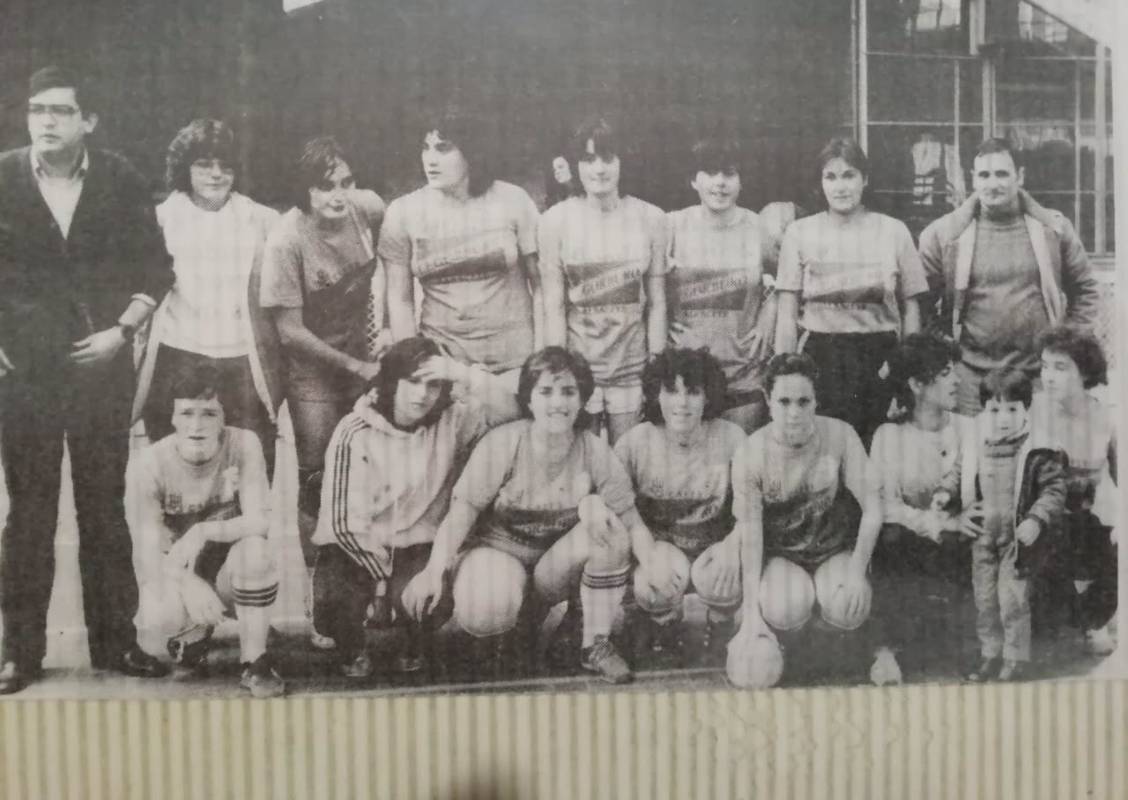 Un equipo femenino del año 1984, el Legorburo. Foto: BM Albacete.