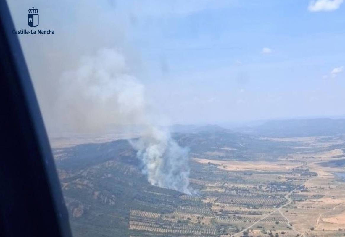 Imagen del incendio de Brazatortas.