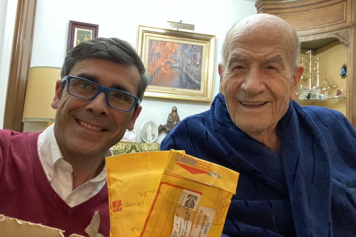 Butragueño y Santacruz en una foto de archivo