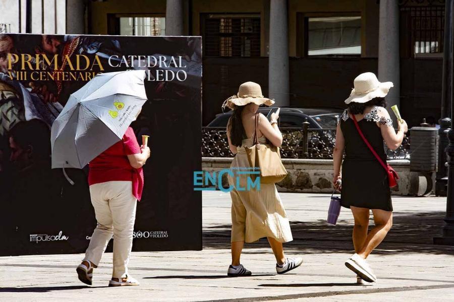 Vuelven los 40 grados este sábado: casi toda Castilla-La Mancha en aviso por calor, naranja en Toledo