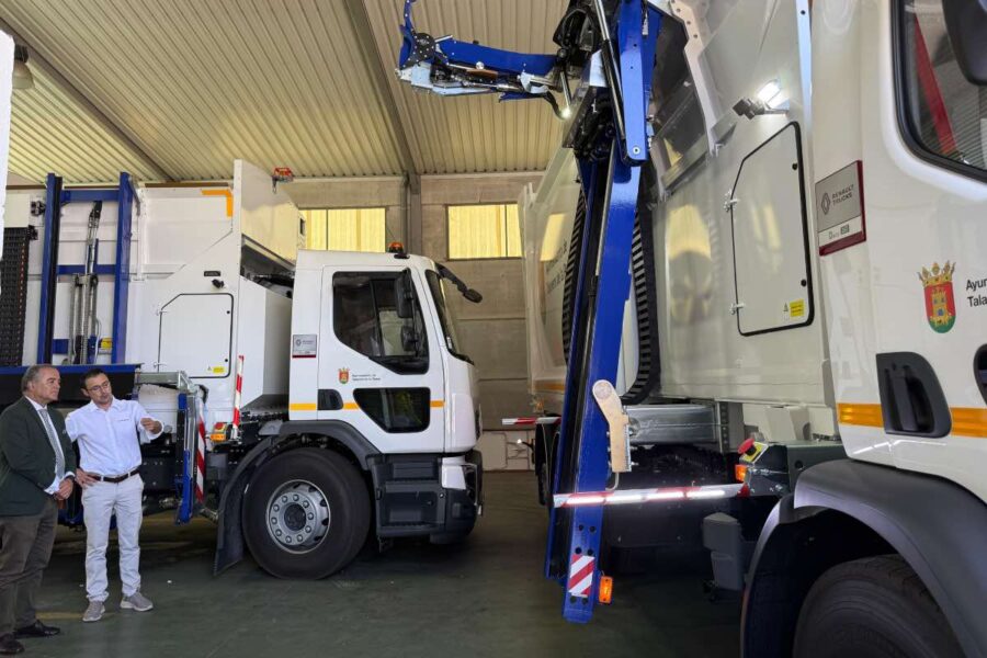 Talavera invierte medio millón de euros en dos nuevos camiones de recogida de basura