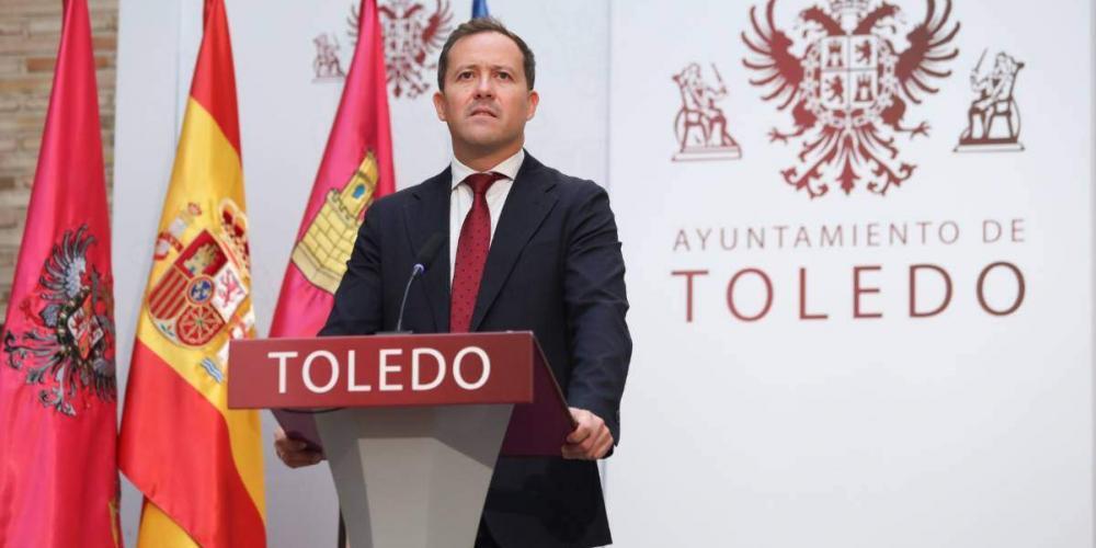El alcalde de Toledo, Carlos Velázquez (foto de archivo).