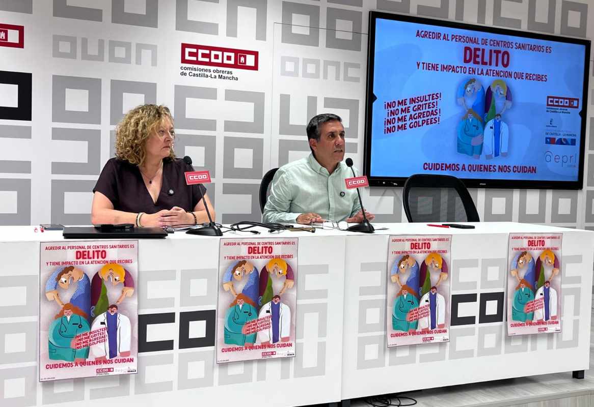 Rueda de prensa de Javier Ortega y Pilar Ramos.