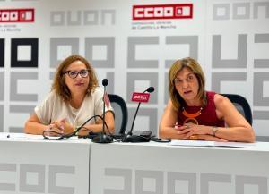 Camen Juste (derecha) y Ana Delgado.
