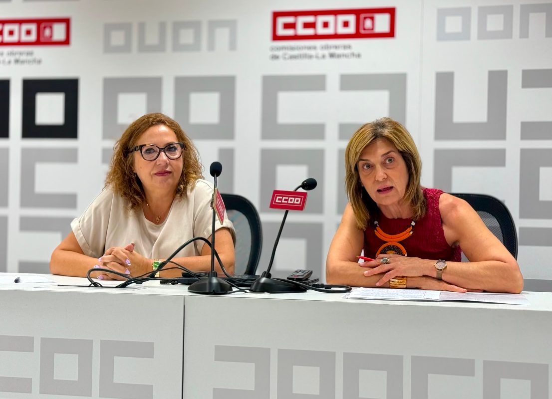 Camen Juste (derecha) y Ana Delgado.