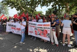 Concentración de CCOO en Toledo.