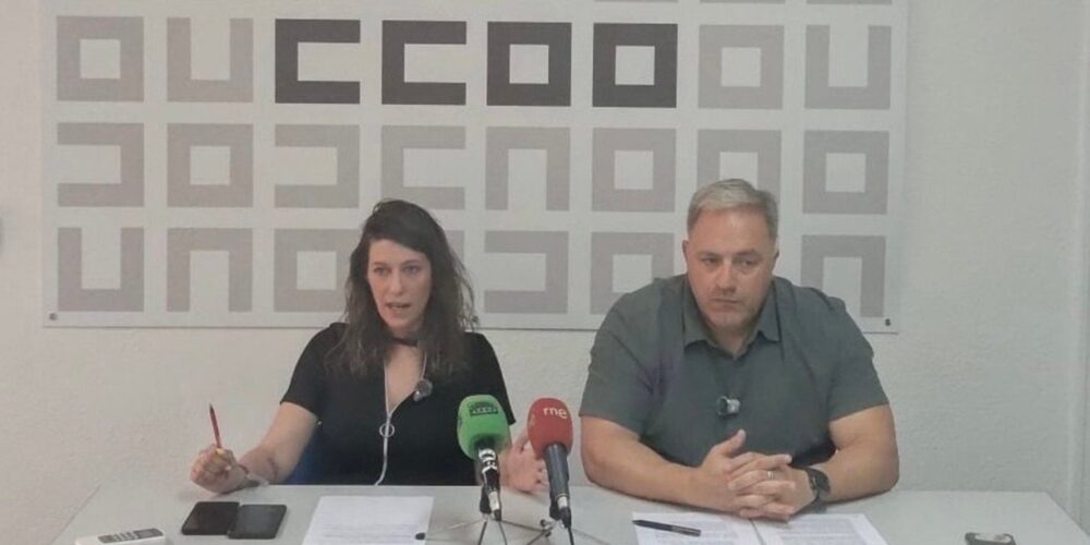 Alejandra Rodríguez y Federico Pérez en rueda de prensa.