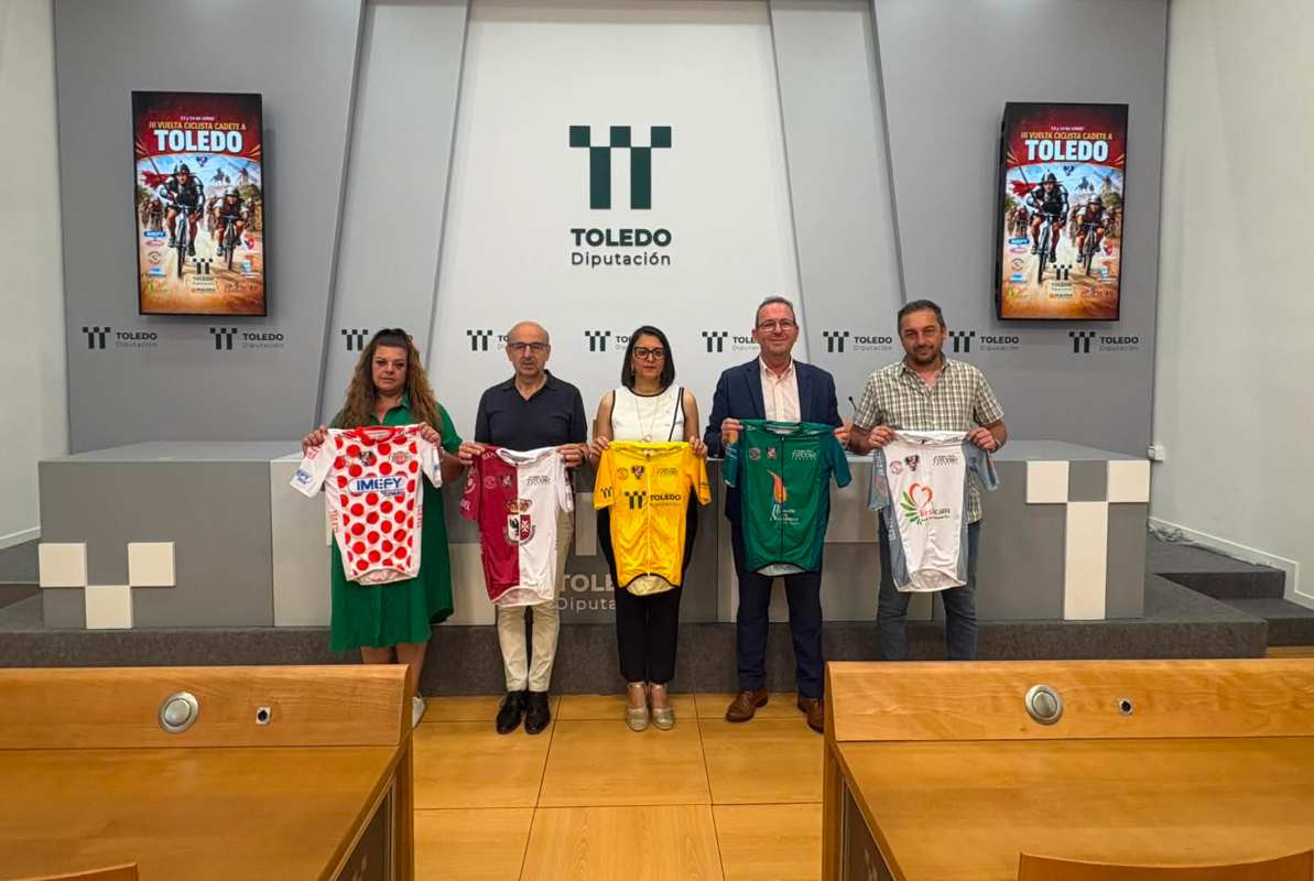 Presentación de la Vuelta Ciclista Cadete a Toledo.