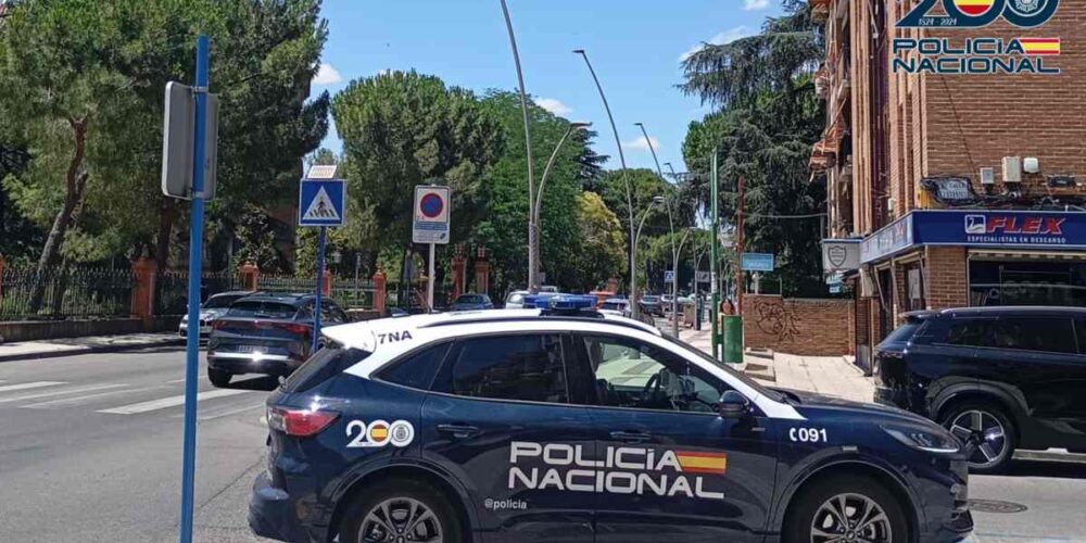 Coche de Policía Nacional en Talavera