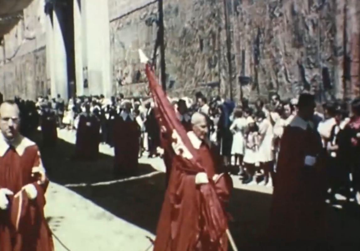 La procesión del Corpus de 1957.