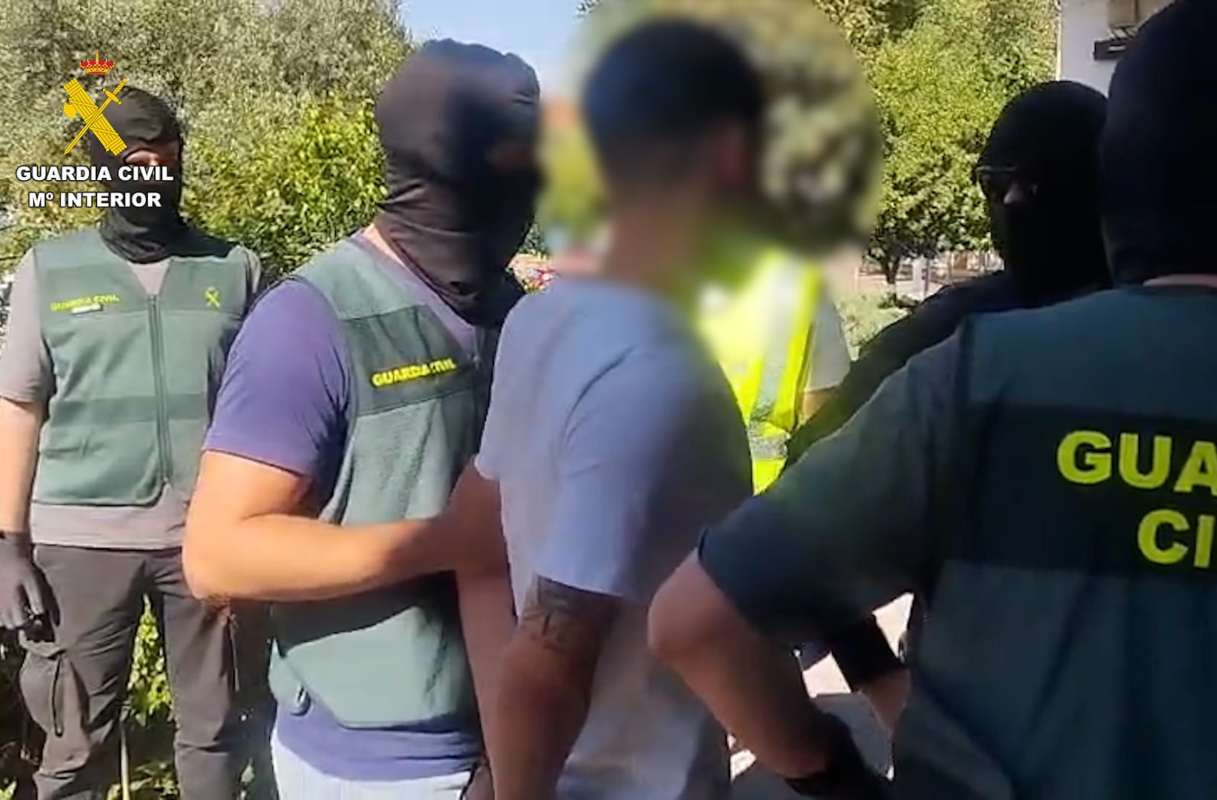 Imagen de una de las detenciones.