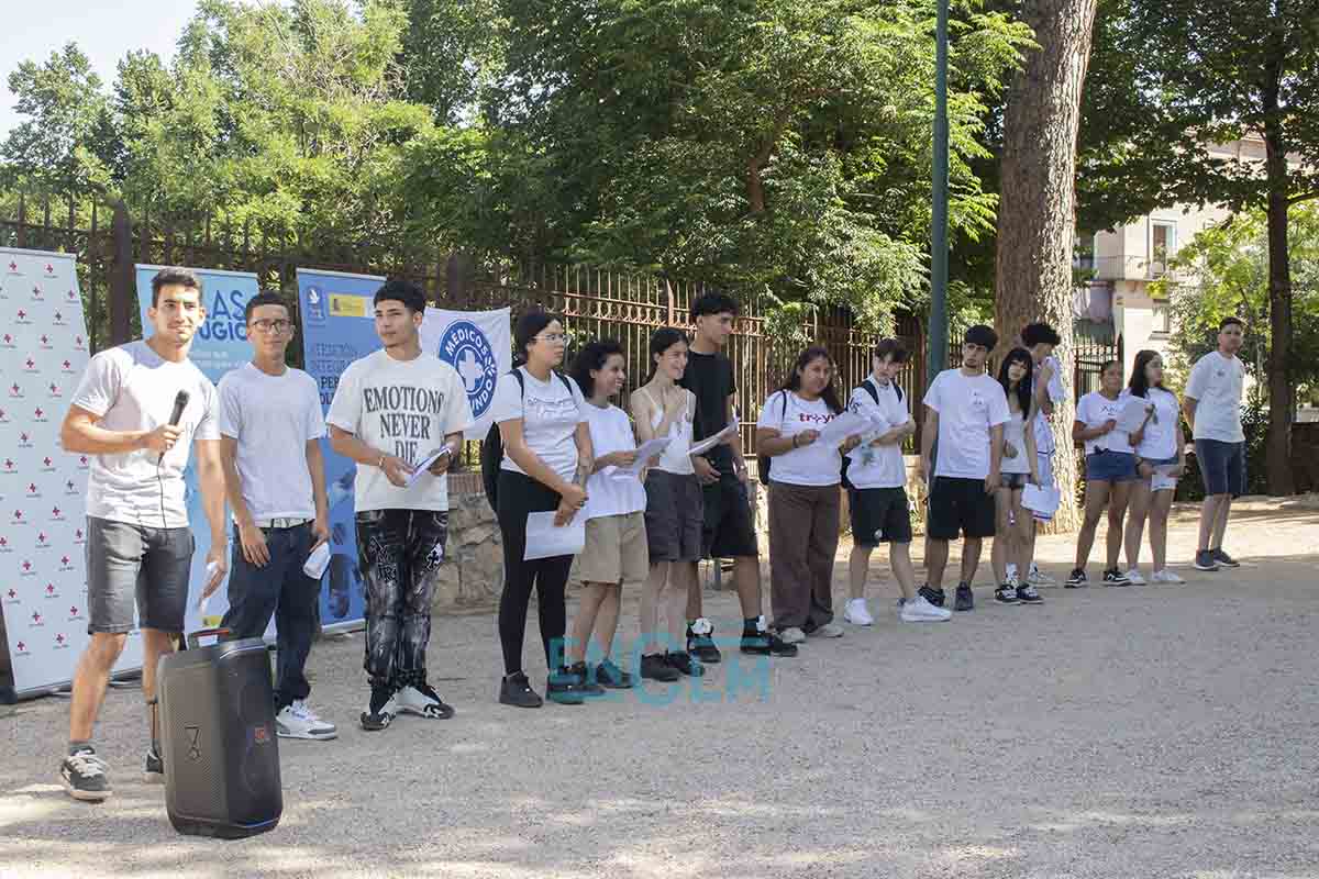 Actividades en el parque del Circo Romano por el Día Internacional de las Personas Refugiadas. Foto: Sara M. Trevejo.