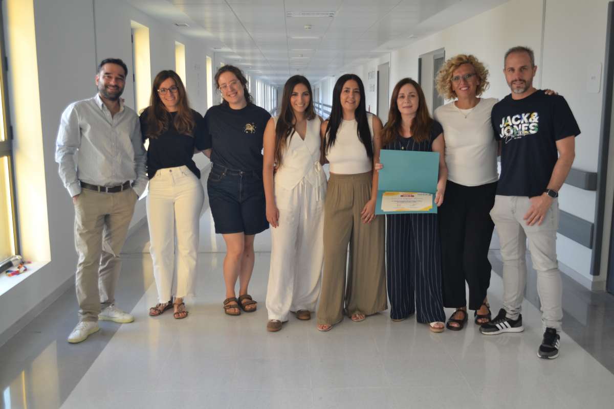 Enfermeros premiados del Hospital Universitario de Toledo.