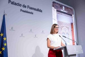 La consejera portavoz del Gobierno de Castilla-La Mancha, Esther Padilla.
