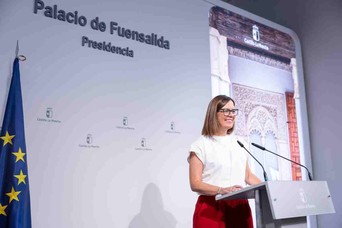 La consejera portavoz del Gobierno de Castilla-La Mancha, Esther Padilla.