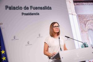 La consejera portavoz del Gobierno de Castilla-La Mancha, Esther Padilla.