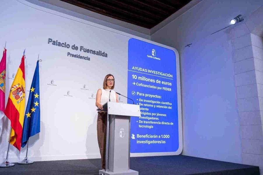 10 millones en ayudas a la investigación en Castilla-La Mancha: llegarán a 1.000 personas y hasta 200.000 euros por proyecto