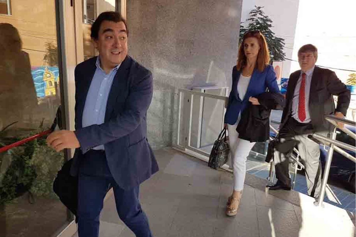 El exalcalde de Puertollano, Joaquín Hermoso Murillo, a su llegada a la Audiencia Provincial de Ciudad Real - EUROPA PRESS - Archivo