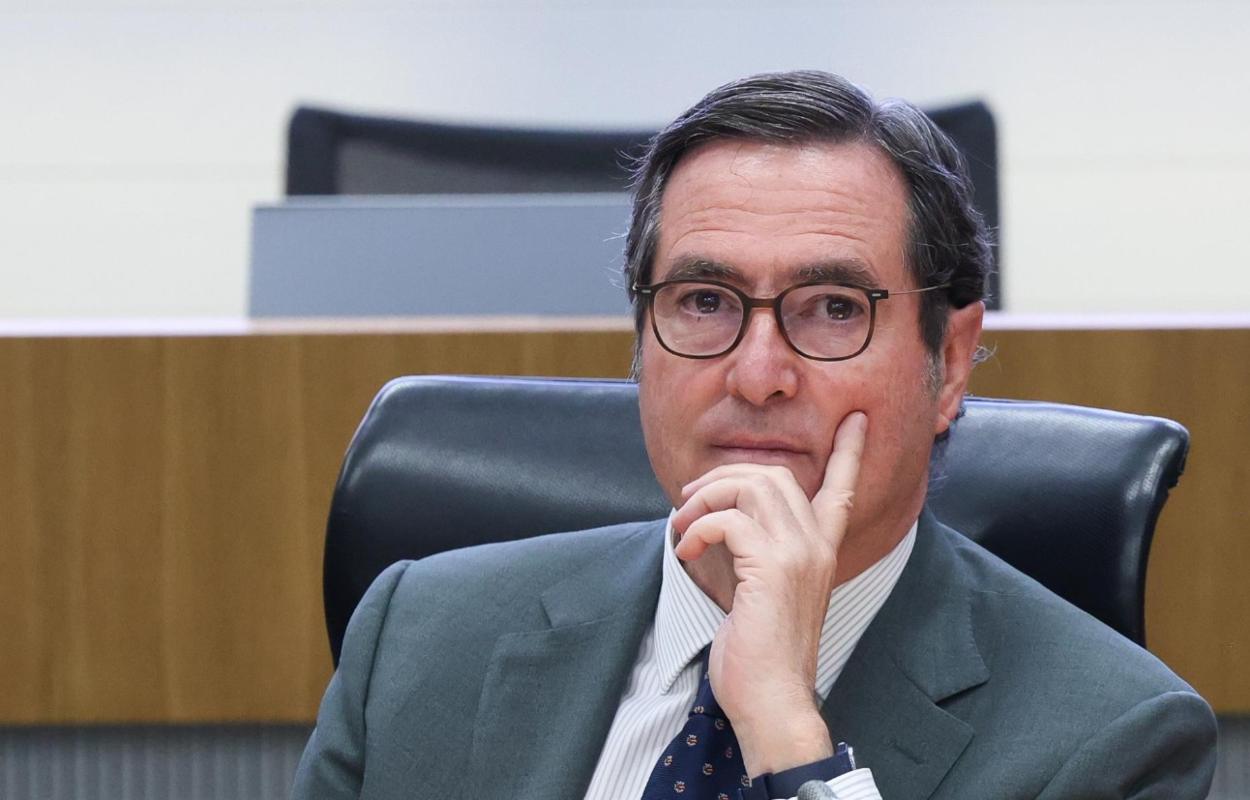 Antonio Garamendi, presidente de la CEOE. Foto: EP.