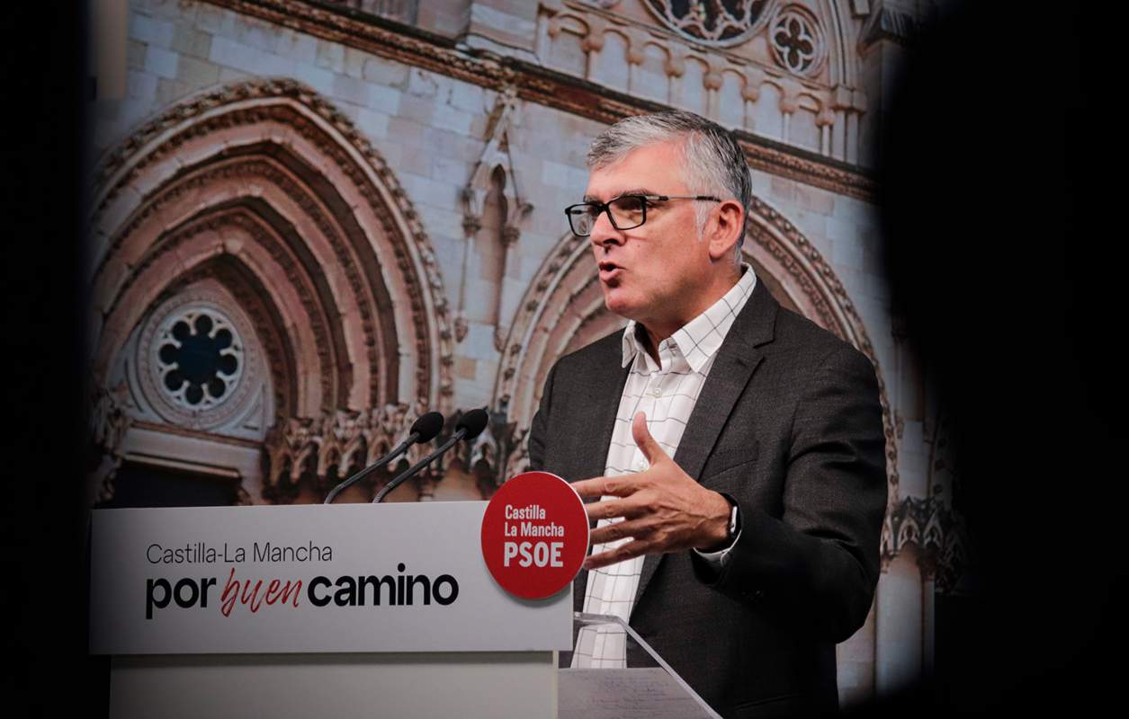 Ángel Tomás Godoy, durante la rueda de prensa.
