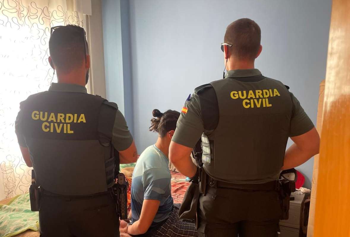 Imagen de la detención del joven de 27 años.
