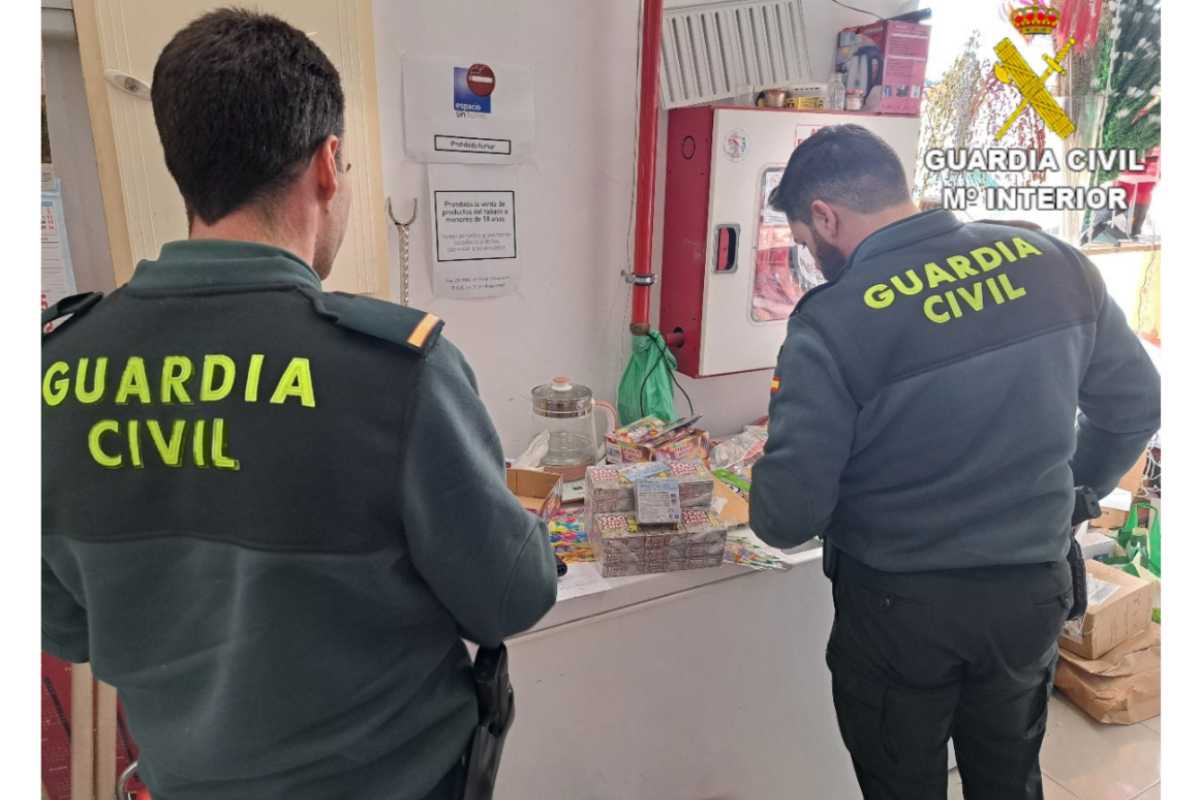 Efectivos de la Guardia Civil de Cuenca.