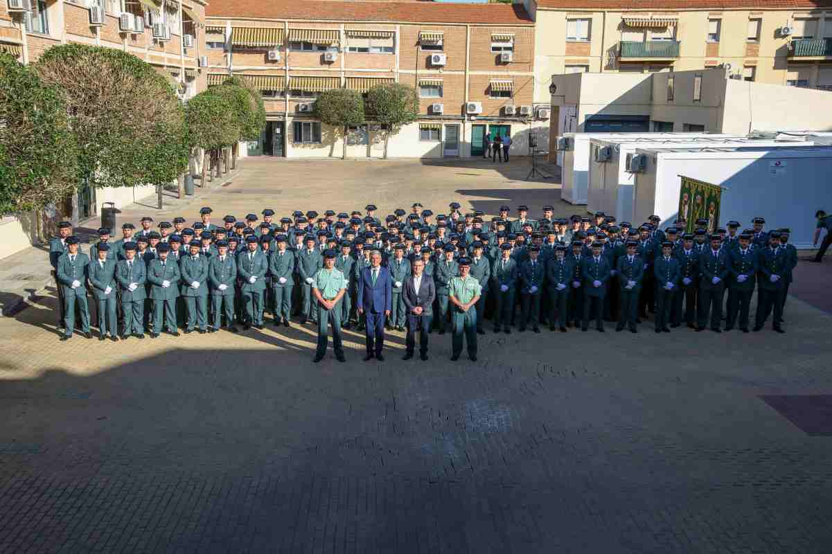 Sabrido da la bienvenida a los guardias civiles que se incorporan en la provincia de Toledo.