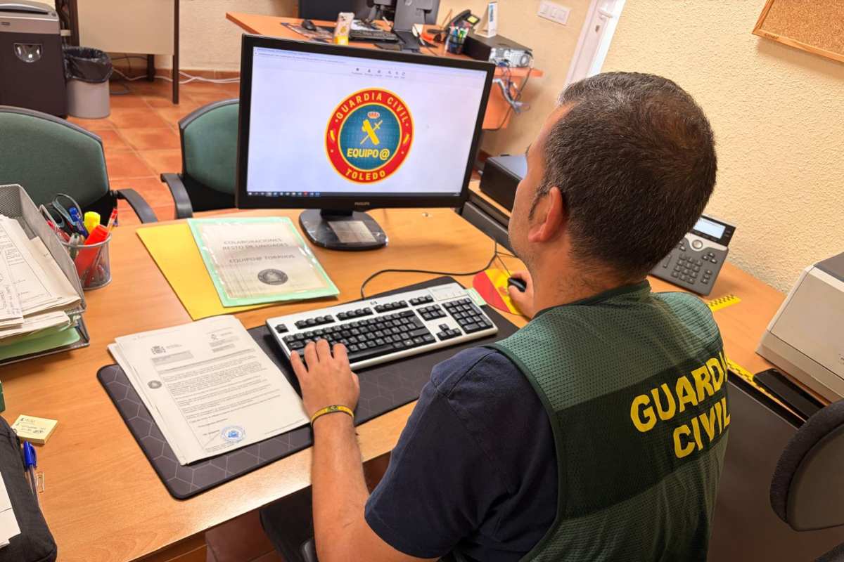 Un agente de la Guardia Civil de Toledo que ha participado en la investigación