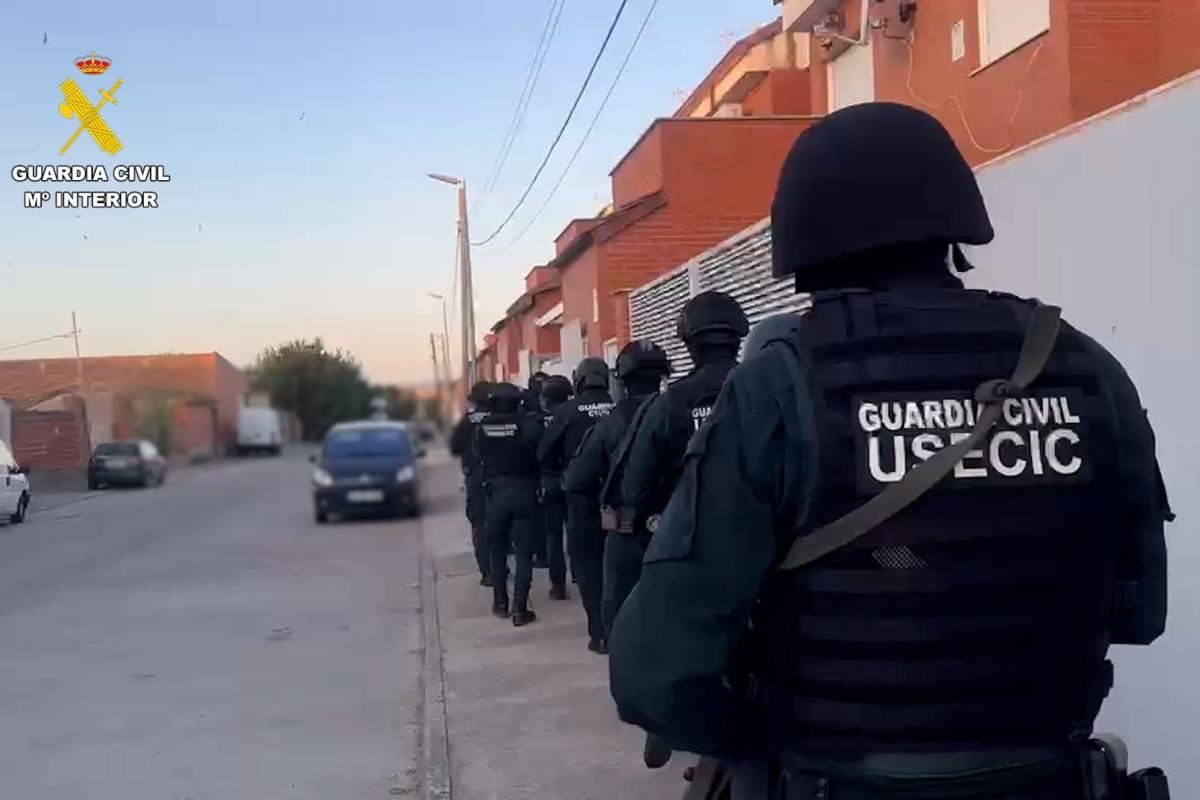 Operación de la Guardia Civil en Torrijos (Toledo)