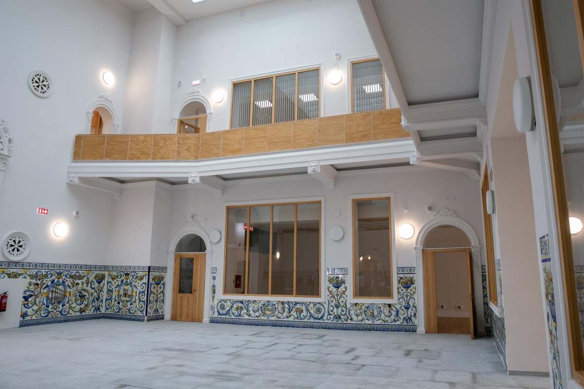 Interior del edificio que acoge la sede de la Delegación Provincial de Hacienda en Toledo.