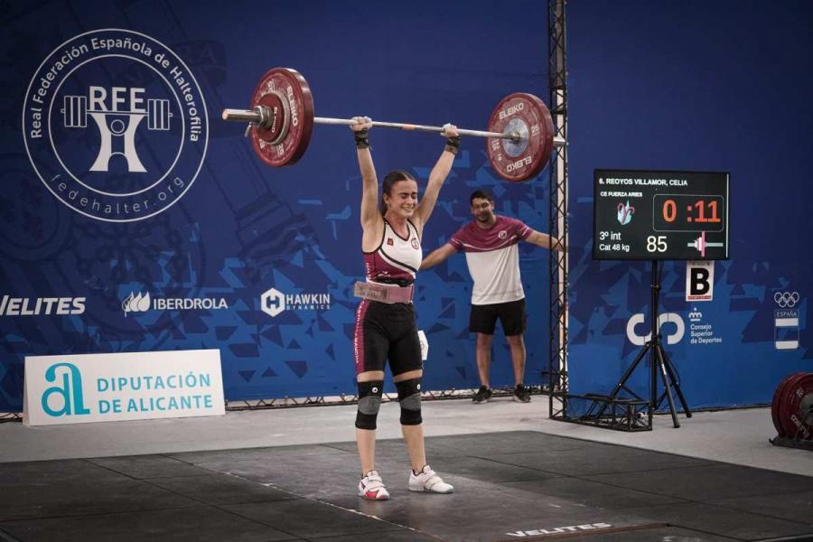 La toledana Celia Reoyos logra la medalla de bronce en el Campeonato de España de halterofilia