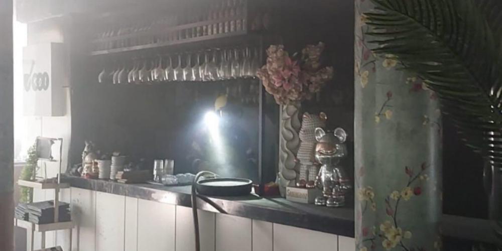 Incendio en el restaurante Koi de Talavera. Foto: @cpeistoledo