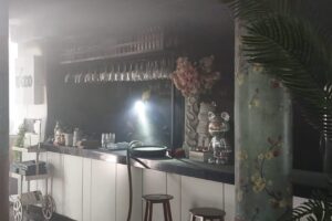 Incendio en el restaurante Koi de Talavera. Foto: @cpeistoledo