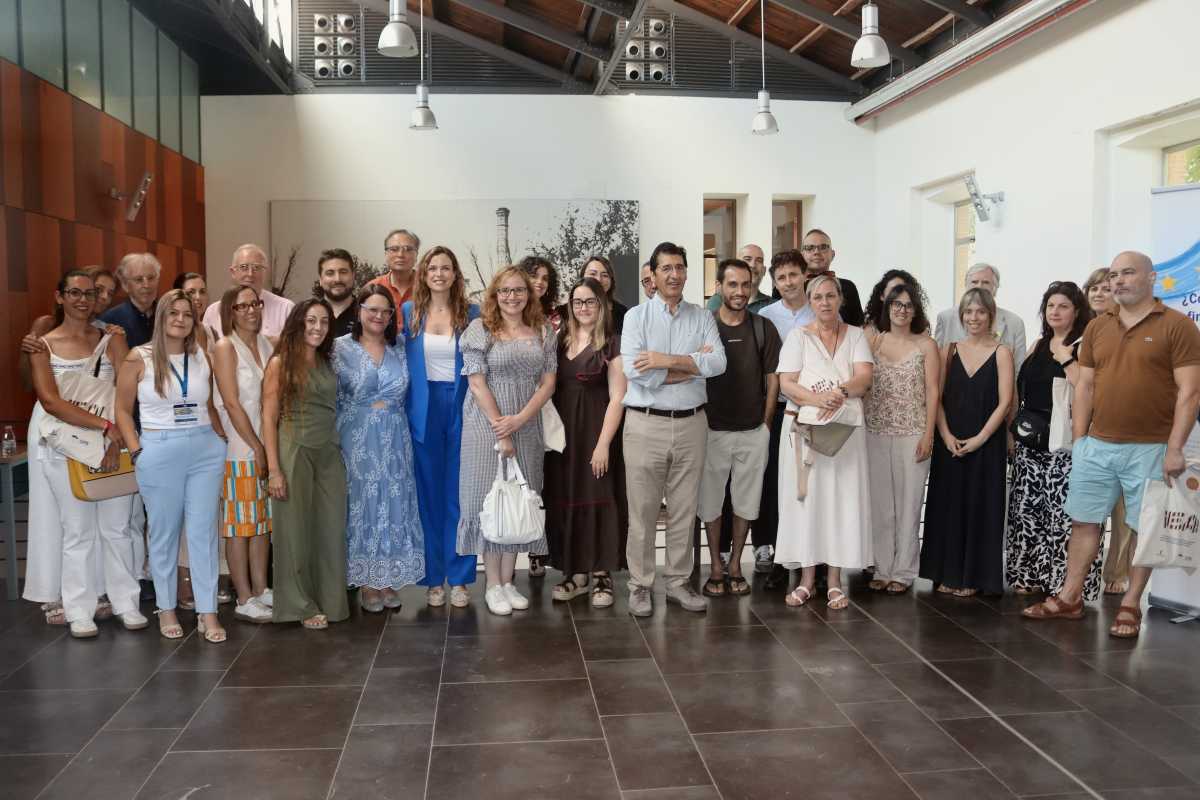 Foto de familia en la jornada sobre oportunidades de financiación europea.