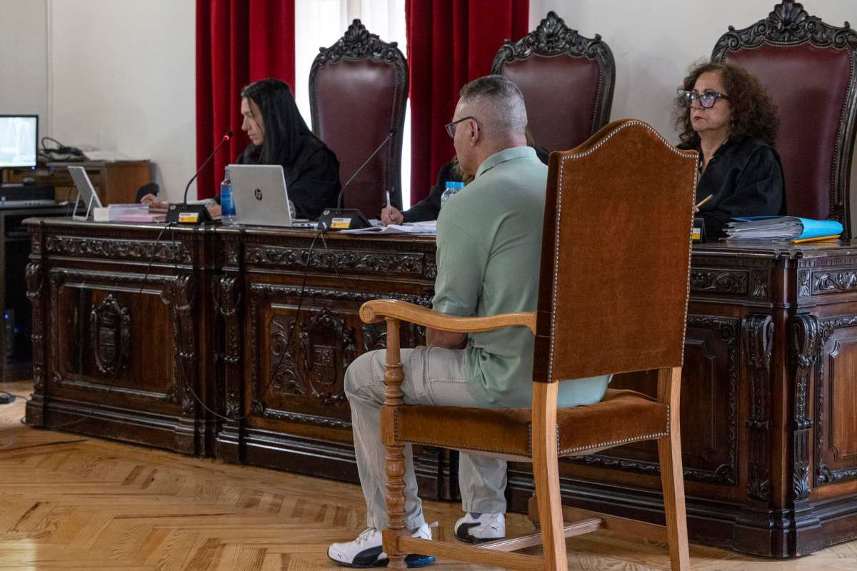 El acusado por el doble crimen de Escalona. Foto: EFE/Ángeles Visdómine.