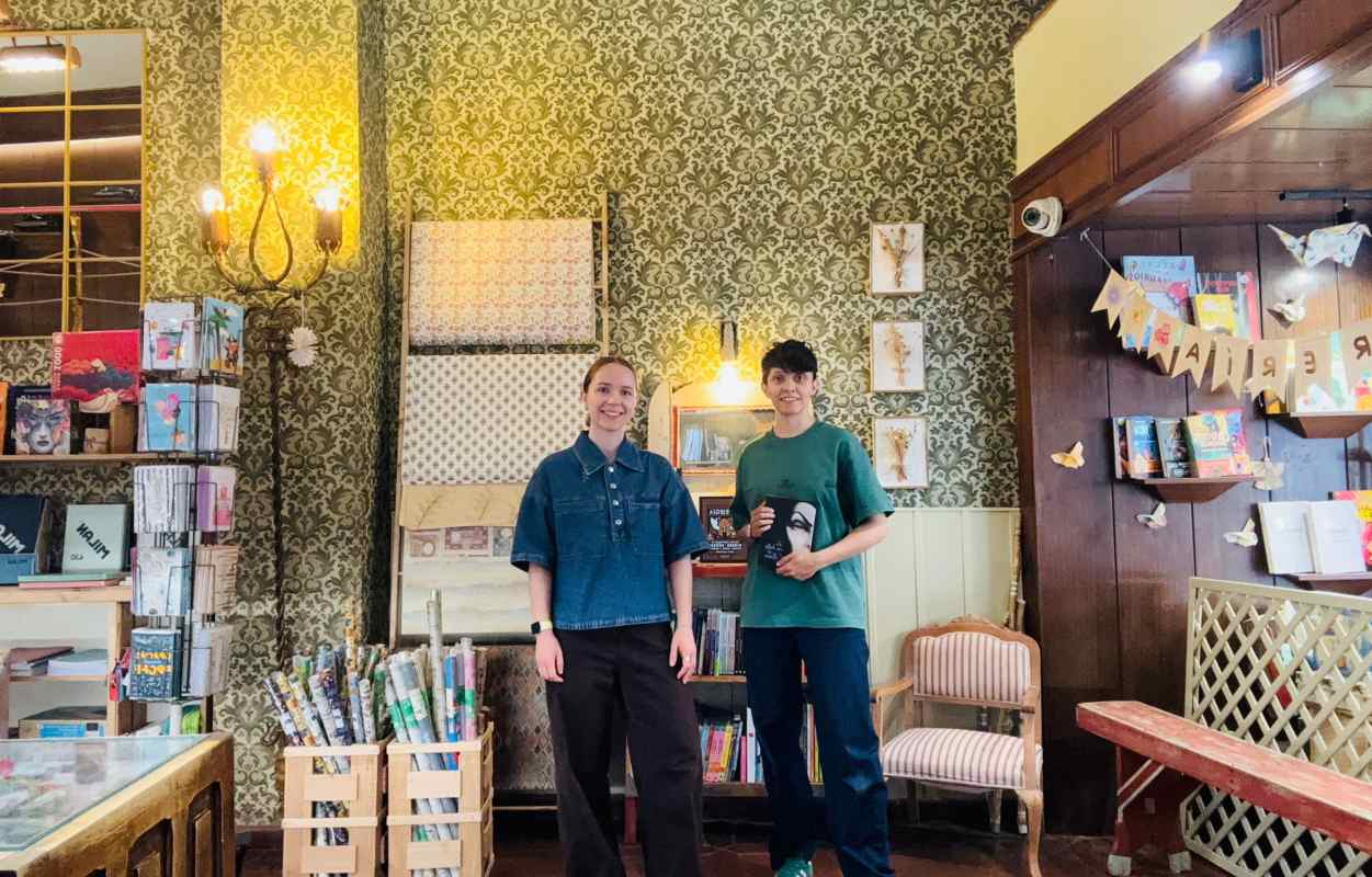Actuales dueñas de la librería Loave de Talavera
