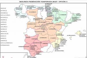 Propuesta 'C' con la composición de los grupos.