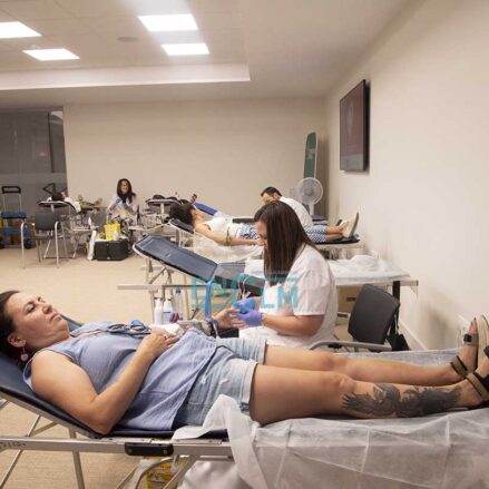 Donar sangre: una forma de ayudar. Foto: Rebeca Arango.