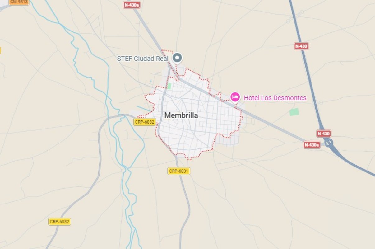 CR-6032, en Membrilla (Ciudad Real).
