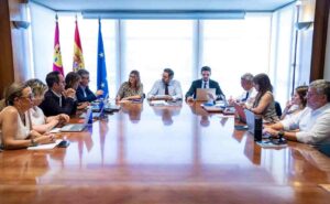 Reunión del Grupo Popular en las Cortes de Castilla-La Mancha.