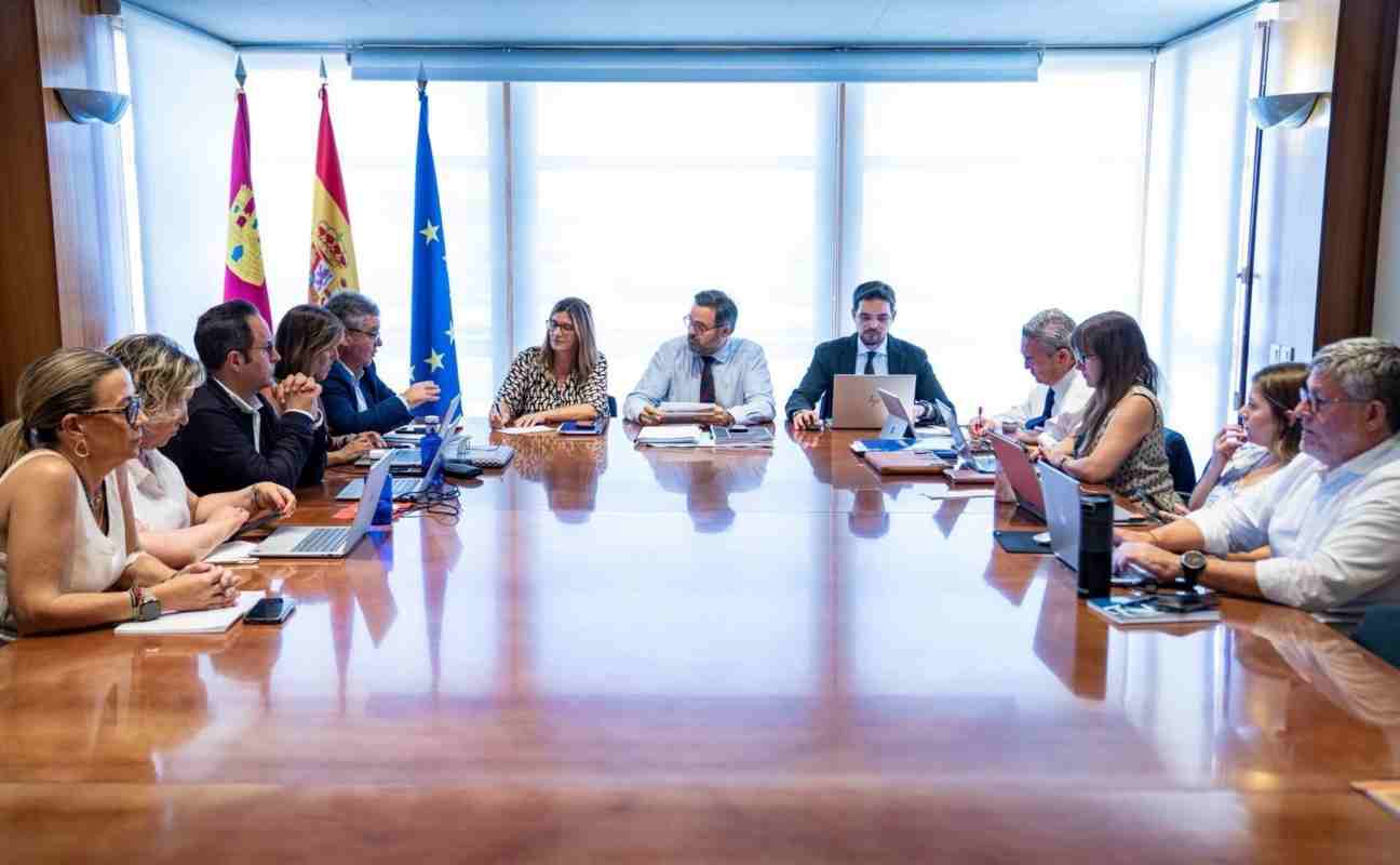 Reunión del Grupo Popular en las Cortes de Castilla-La Mancha.