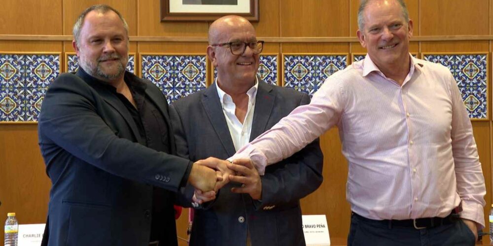 Charlie Faulkner (izquierda), Emilio Bravo y Reto Zueger.