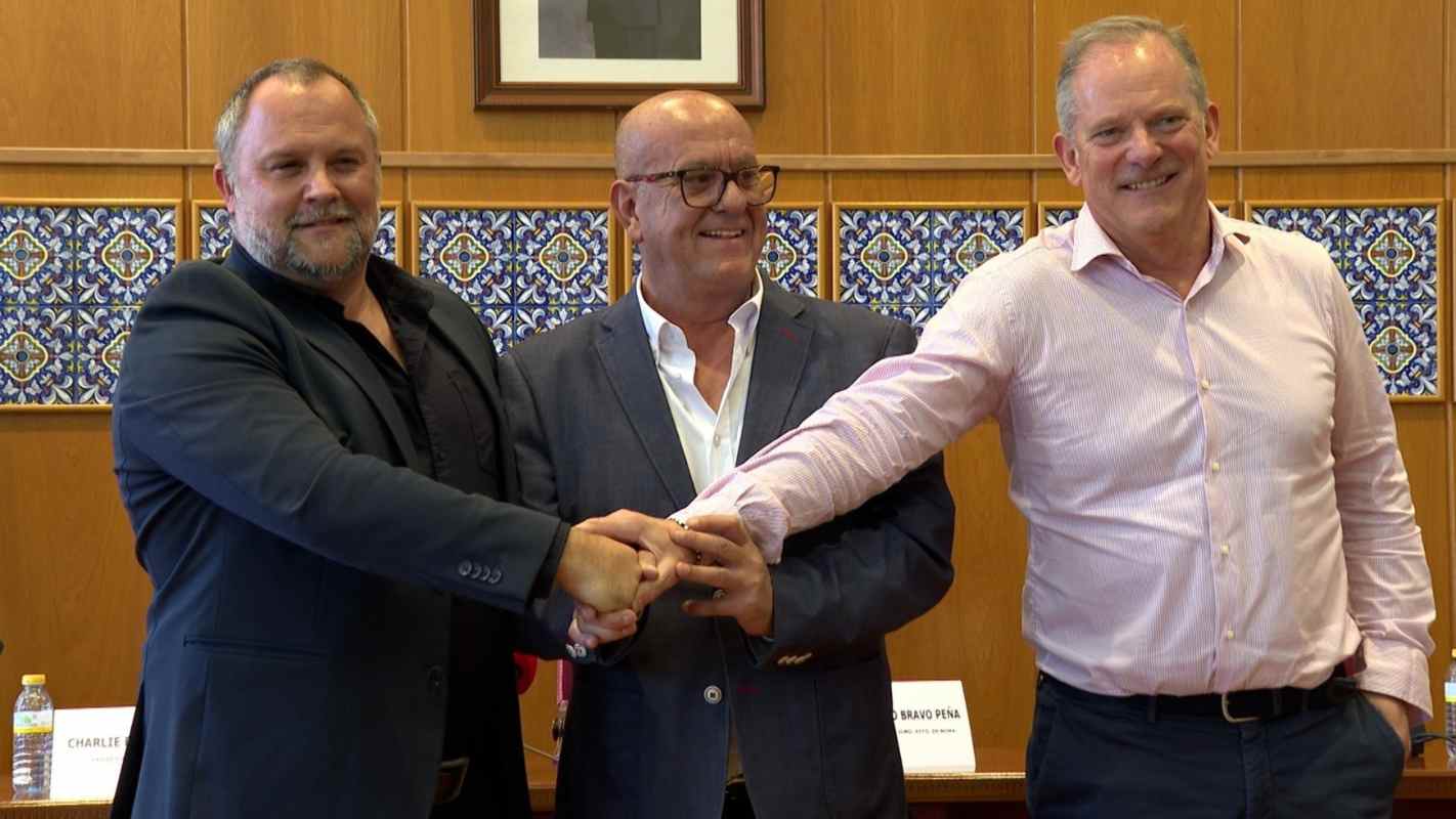 Charlie Faulkner (izquierda), Emilio Bravo y Reto Zueger.