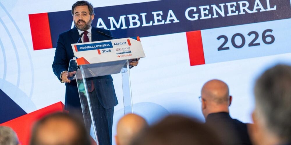 Paco Núñez, en la asamblea general de la Asociación de la Empresa Familiar de Castilla-La Mancha.