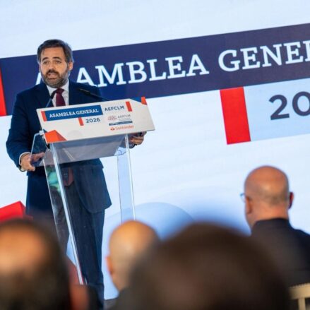 Paco Núñez, en la asamblea general de la Asociación de la Empresa Familiar de Castilla-La Mancha.