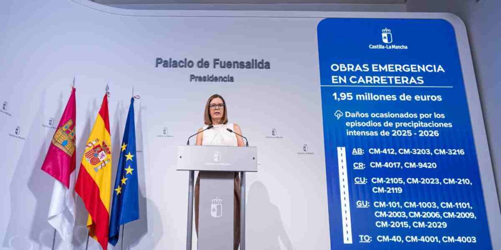 La consejera portavoz del Gobierno de Castilla-La Mancha, Esther Padilla.