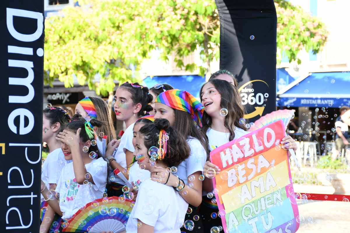 "Paseo con Orgullo’ organizado por el Gobierno regional por el Día del Orgullo LGTBI en Valdepeñas.